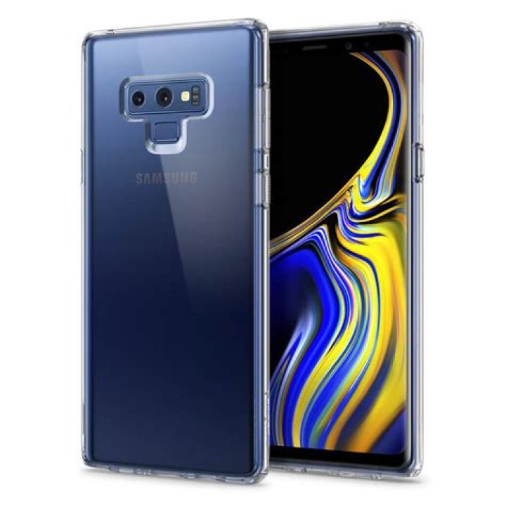 The Galaxy Note 9 clear view standing cover.