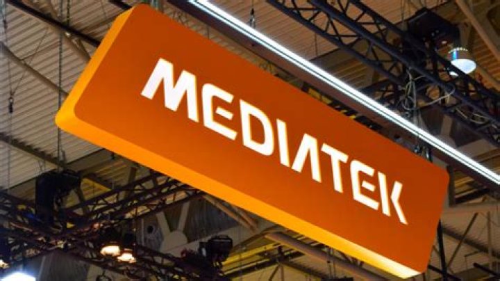 MediaTek logo MWC 2018 The MediaTek logo as seen at Mobile World Congress 2018.