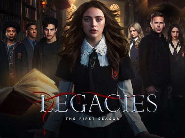 The Poster for Legacies with Danielle Rose Russell and castmates