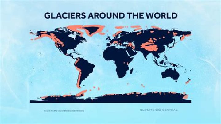 The world map while Glacier Palace is hovering