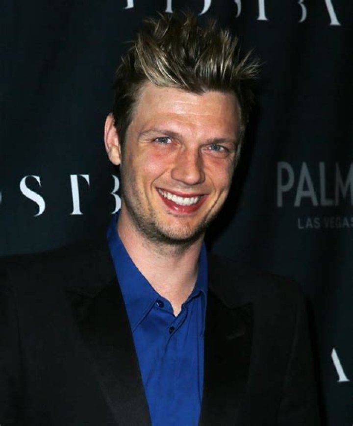 The youngest Backstreet Boy, Nick Carter, sprays himself with Gravity by Coty. ParfumPlus Magazine