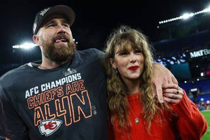 Travis Kelce at a Netflix premiere