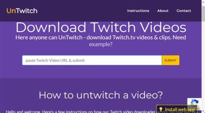 untwitch twitch leecher error 