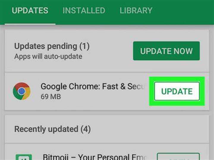 Update Google Chrome