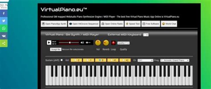 Virtual piano software tools