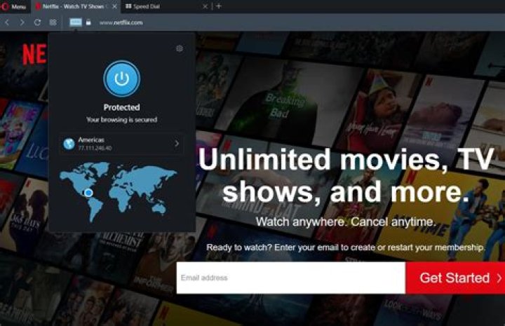 watch Netflix US with Opera VPN