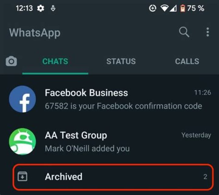 whatsapp android archived section whatsapp android archived section
