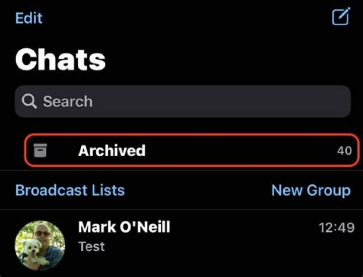 whatsapp iphone archived section whatsapp iphone archived section