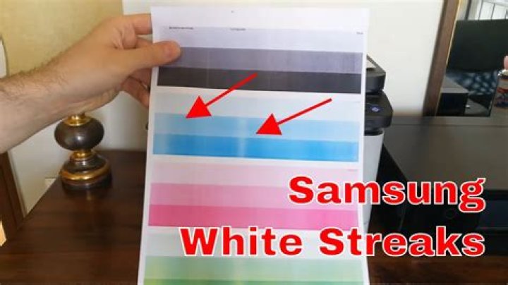 Why is my printer leaving streaks?