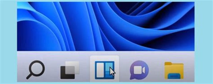 Widget icon taskbar