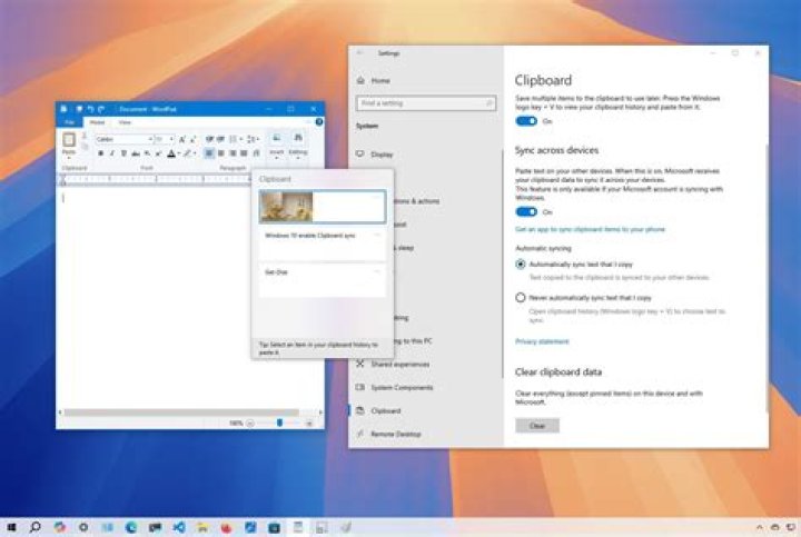windows 10 clipboard issues