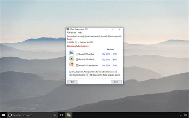 Windows 10 deleted Microsoft office