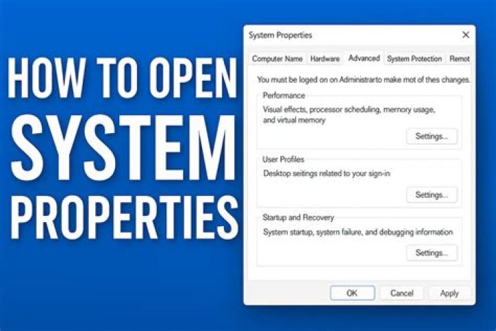 windows 10 system properties performance settings