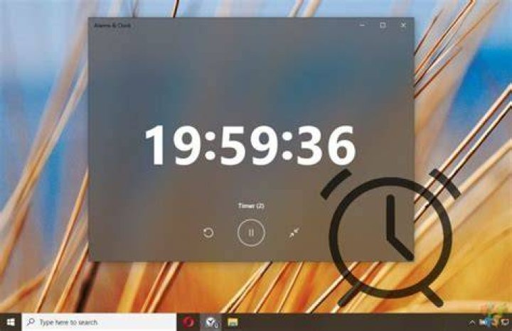Windows 10 timer not working