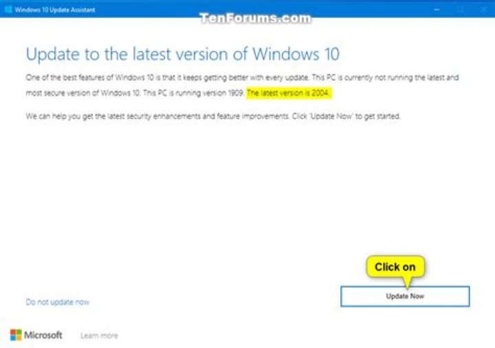 windows 10 update assistant