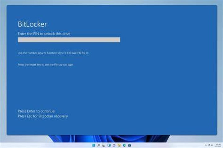 Windows Update to fix bitlocker error windows 11