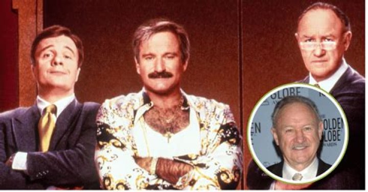 With Nathan Lane in the screen adaptation of "The Birdcage" (1996).