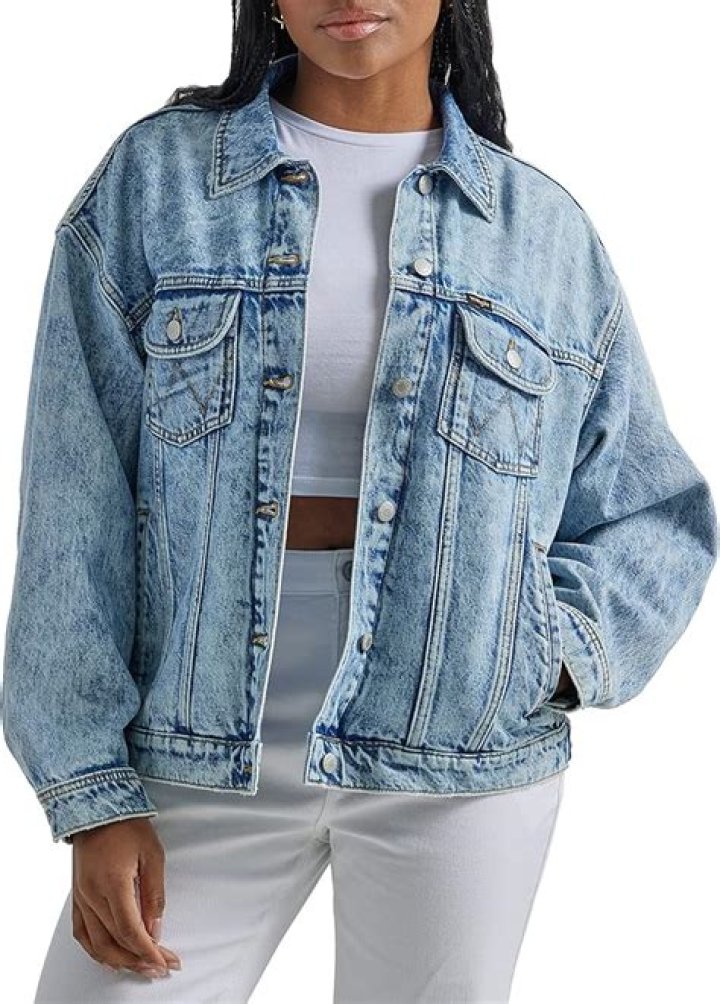 Wrangler oversized denim jacket 