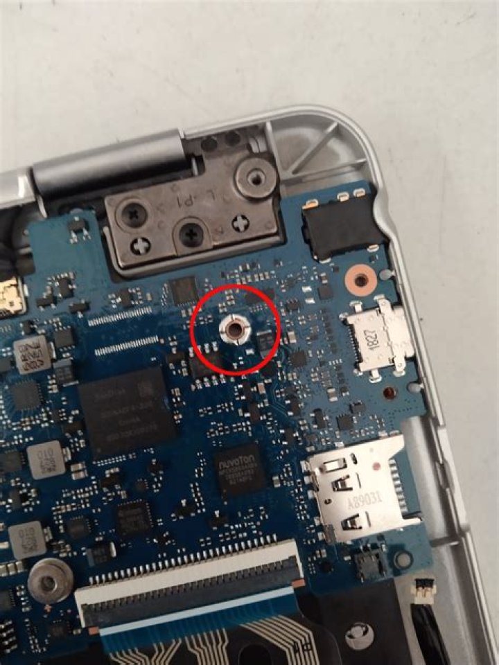 find write-protect screw write-protect screw