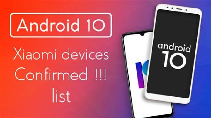 Xiaomi Android 10 update