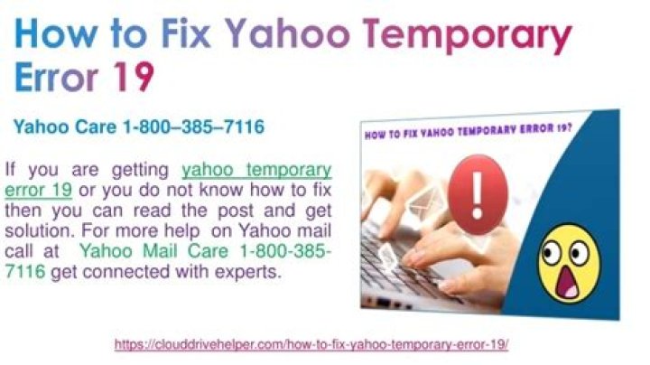 yahoo news temporary error: 19