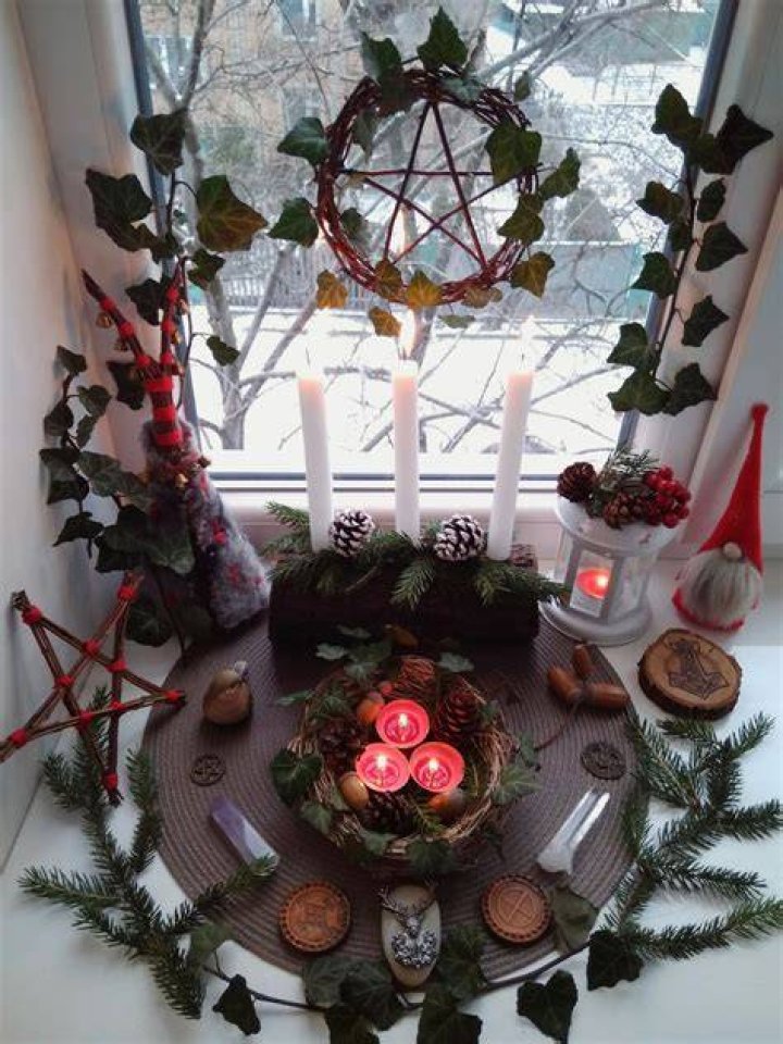 Yule Altar Winter Solstice
