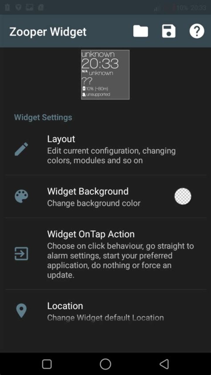 Zooper Widget